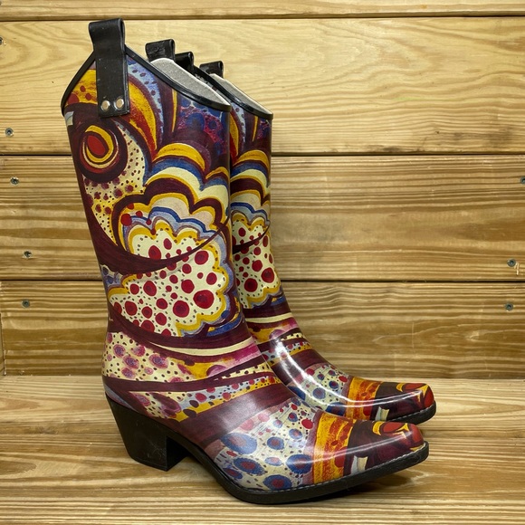 Nomad Footwear Shoes - Nomad Yippy Western Rain Boots